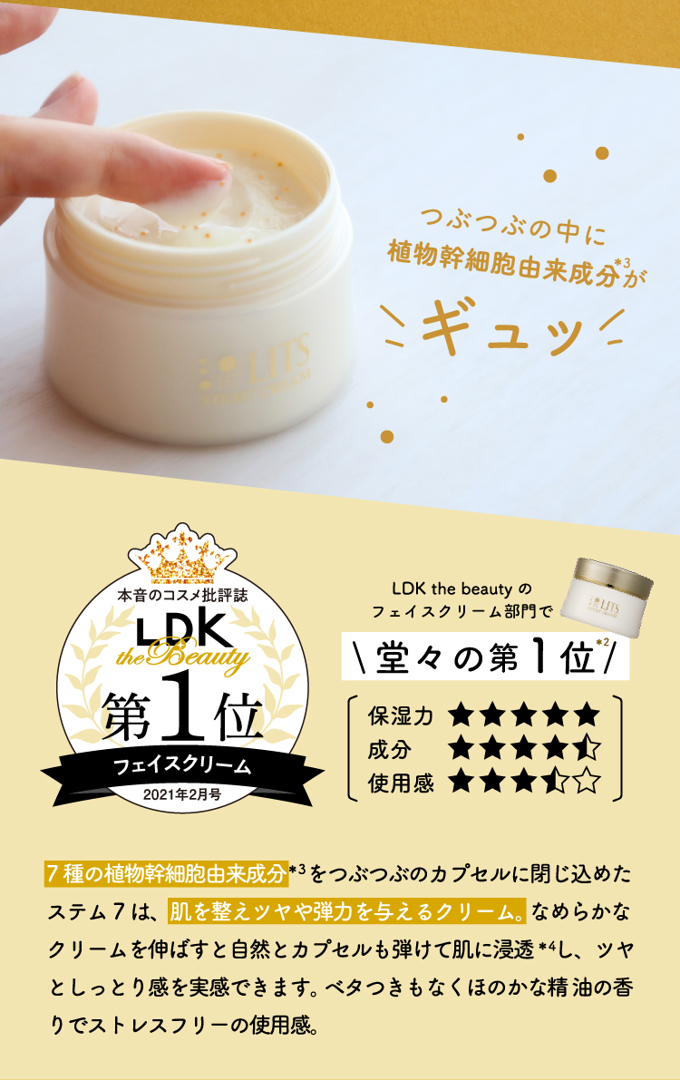 LDK Beautyのフェイククリーム部門で堂々の第一位！